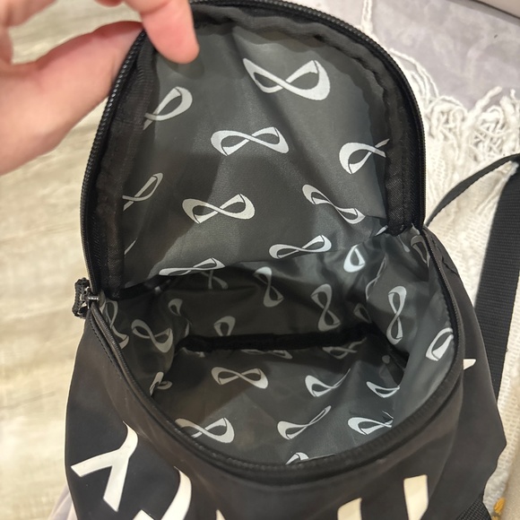 Nfinity Black & Mini Backpack Purse Adjustable Straps Cheer Lightweight Durable - Picture 12 of 12